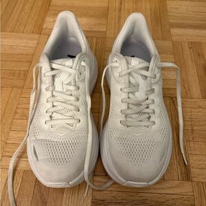 Hoka Bondi 9 White Sneakers